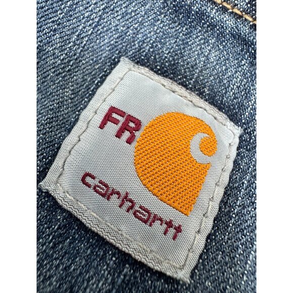 Carhartt Carpenter Jeans Mens 40X32 Relaxed Fit Workwear Safety Pants BD4633 FRM - Picture 7 of 12